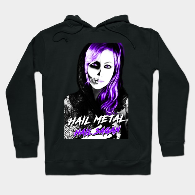 Hail Sagan Hail Metal Apparel Hoodie by HailSagan